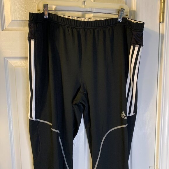 Adidas Men's Response Astro Pants Size XL NEW Black Climalite Ankle Zips Running - Picture 3 of 13